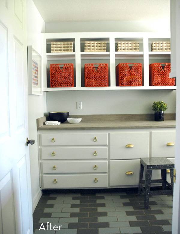 Little Green Notebook laundry room renovation