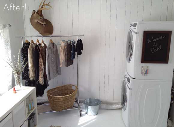 DIY laundry room renovation
