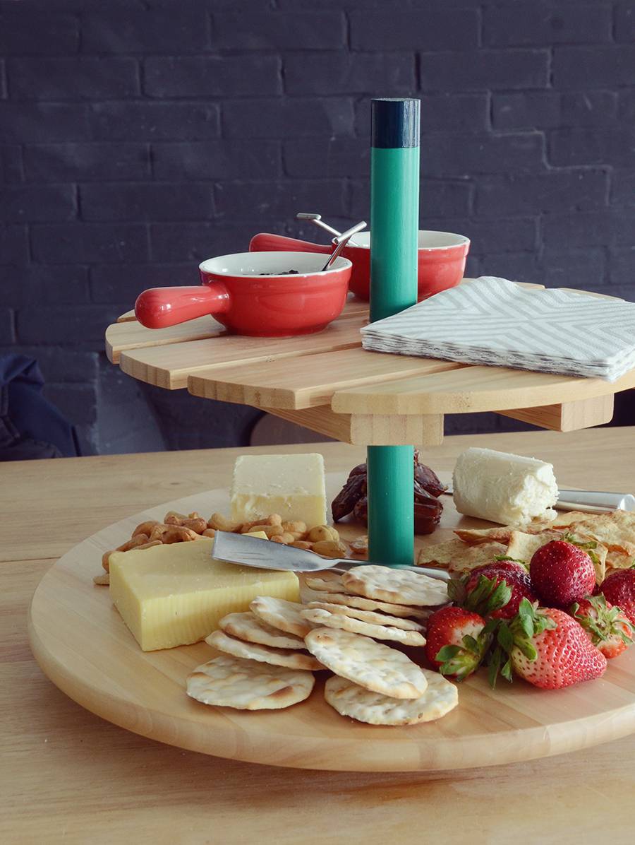 IKEA Hack: Spinning Tiered Serving Tray 