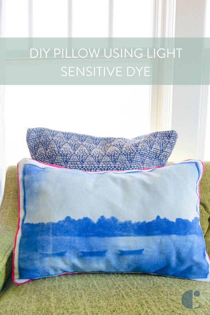 Make It- DIY Pillow with light Sensitive Dye 