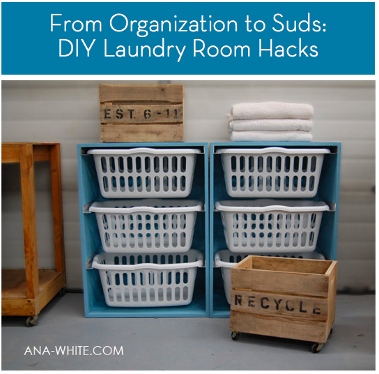 DIY Laundry Room hacks