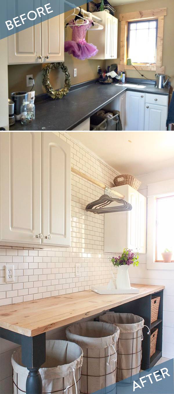 Before and After: An Incredible Laundry Room Makeover