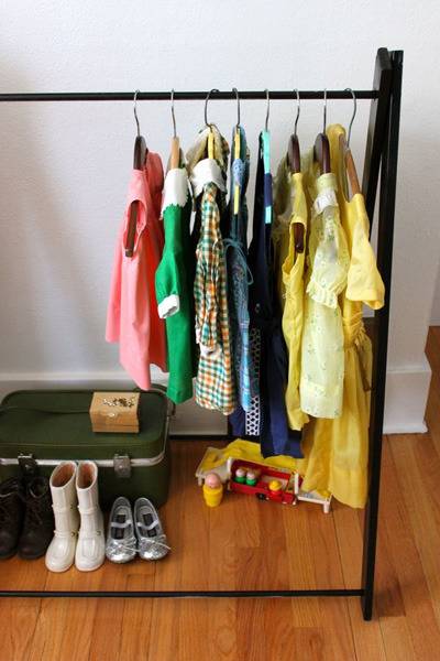 DIY garment rack