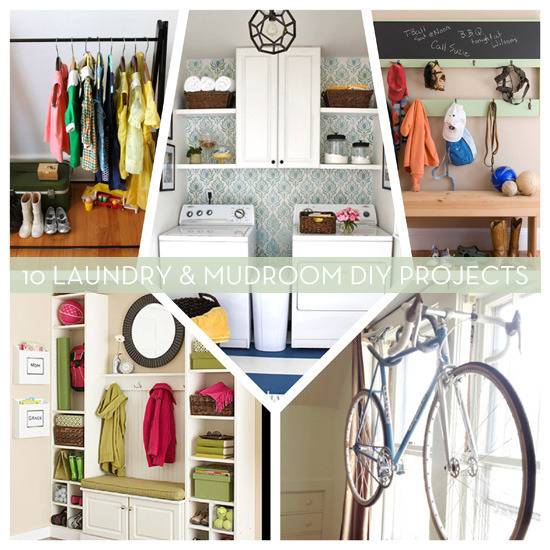10 DIY laundry room organization projects