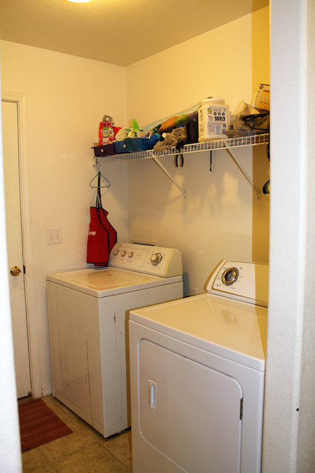 laundry room before