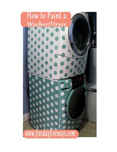 how to paint a clothes washer or dryer