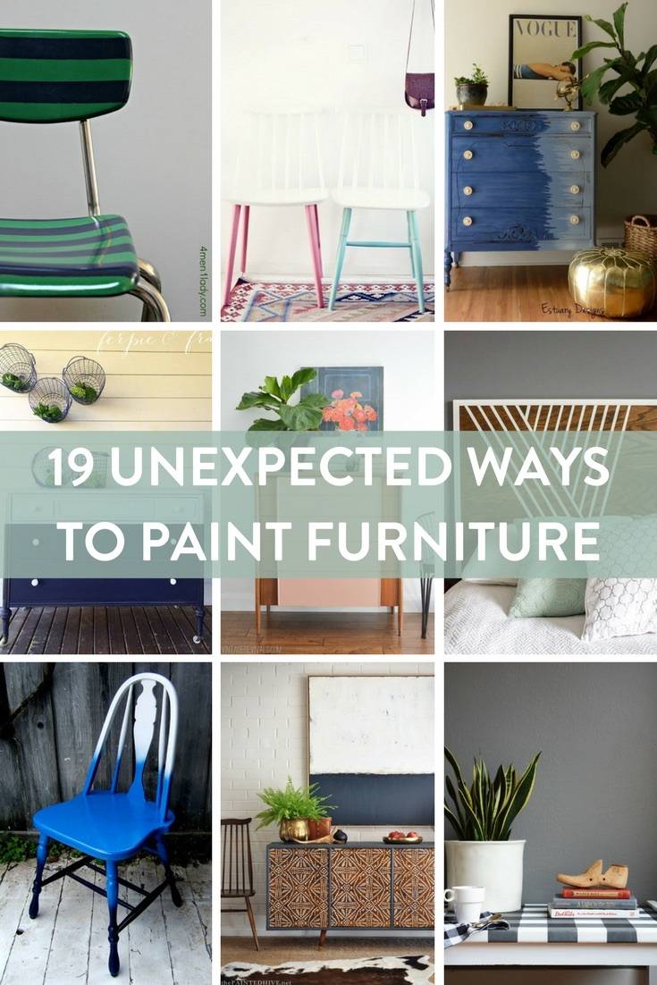 19 Totally Unexpected Ways to Transform Furniture with Paint