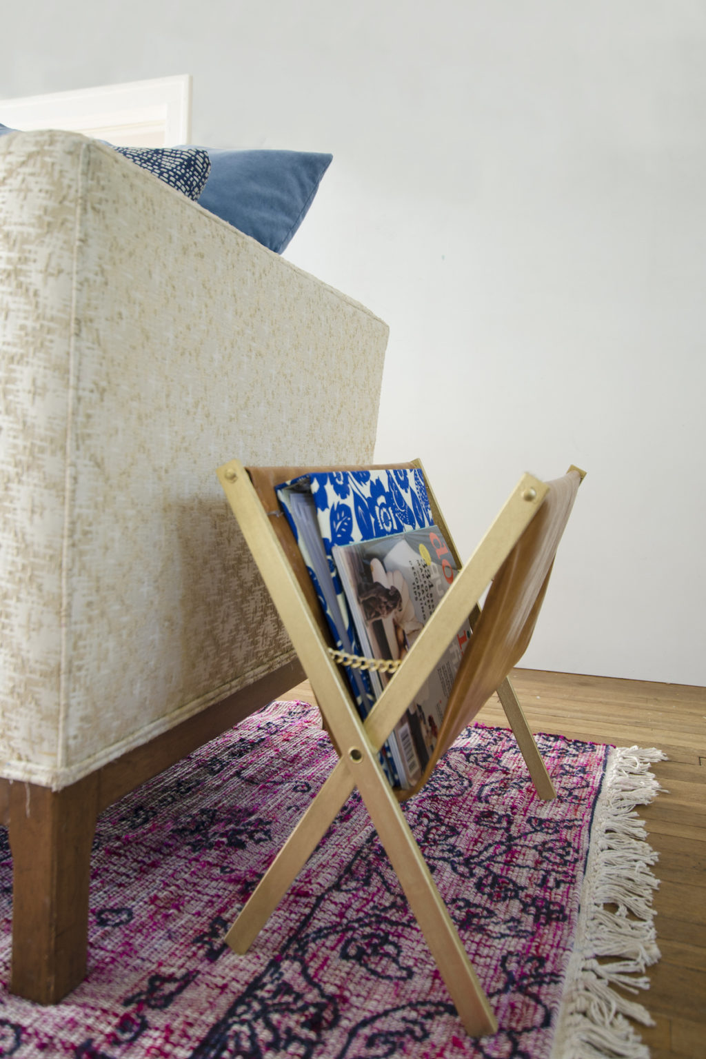 How to Repurpose an Old Drying Rack into a Stylish Magazine Rack Curbly