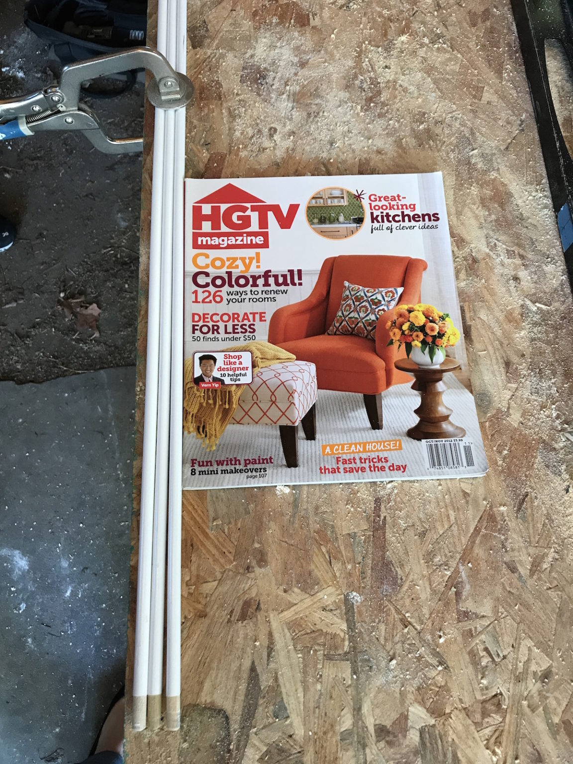 How to Repurpose an Old Drying Rack into a Stylish Magazine Rack Curbly