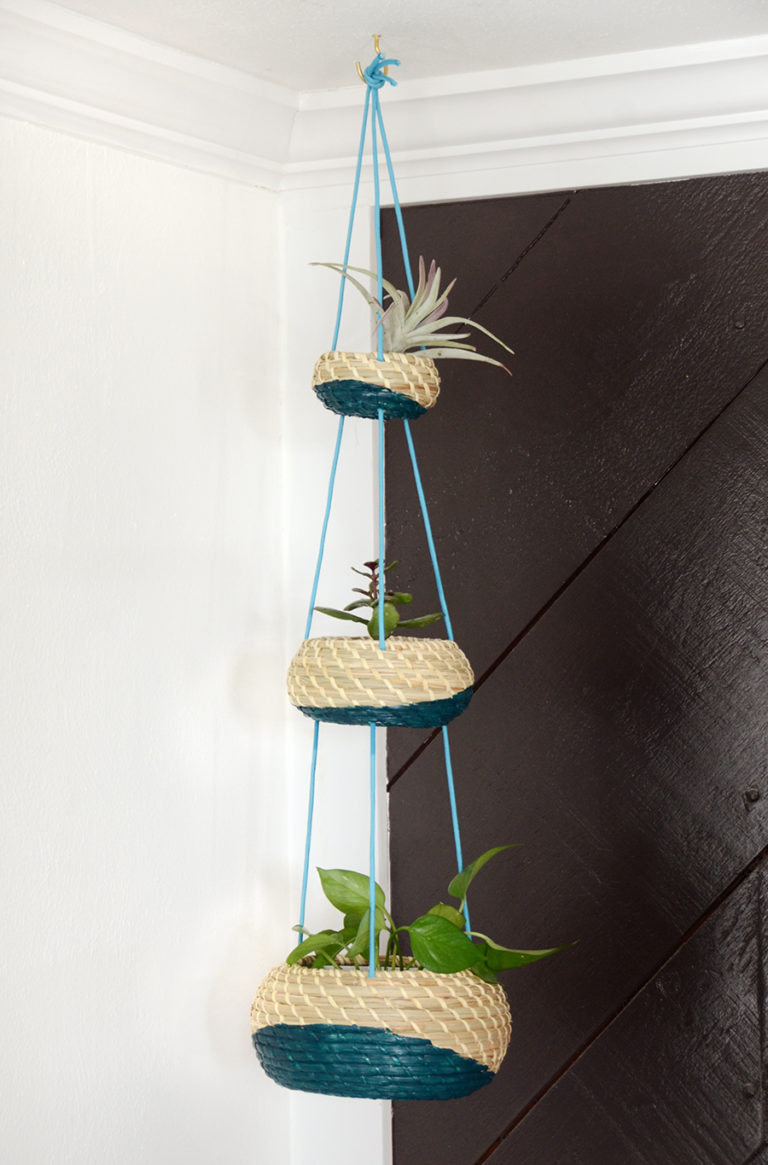 IKEA Hack Clever Hanging Planter Basket Set Curbly