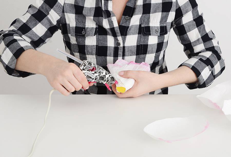 Curbly Original: Charming Paper Flower Easter Mantel