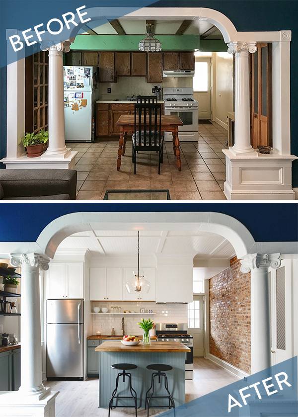 Before and After: A Lesson On Color In The Kitchen