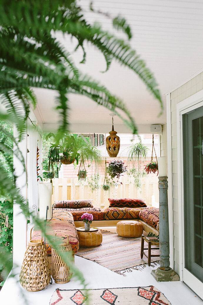 10 Inspiring Boho Chic Outdoor Spaces