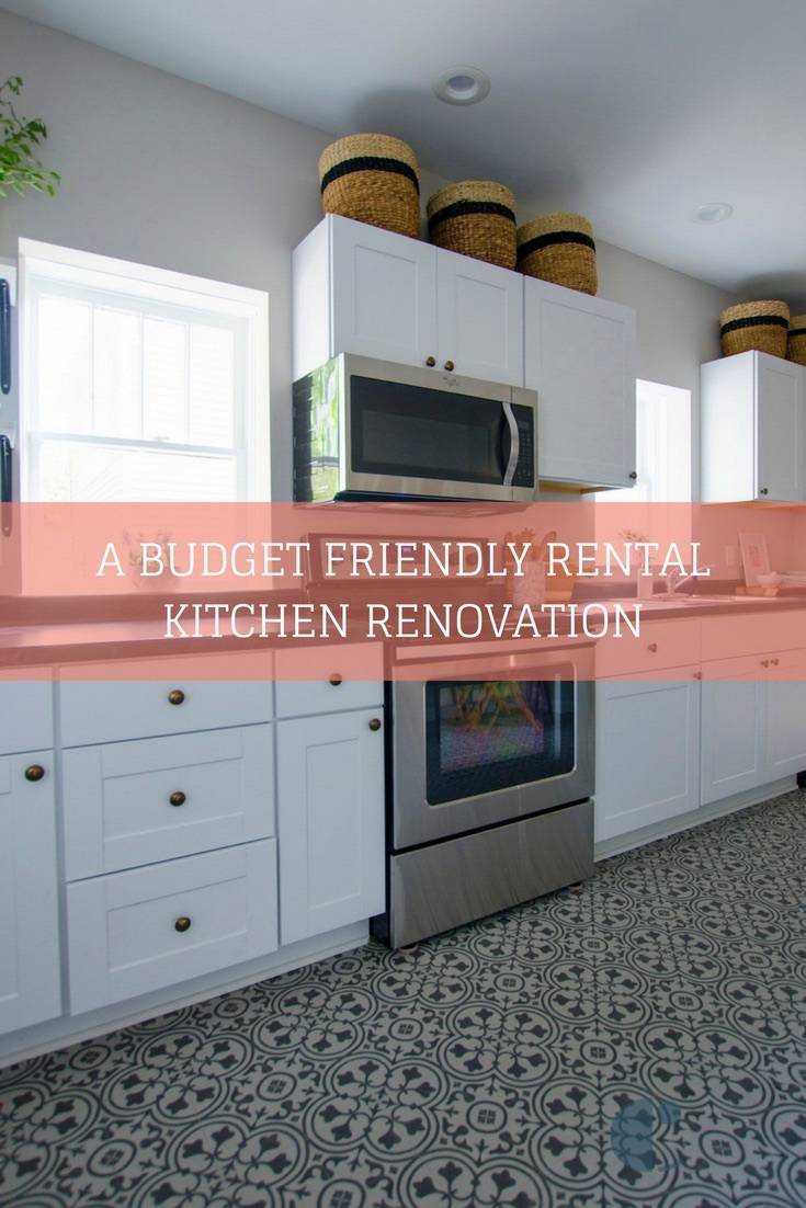 Budget Friendly Rental Kitchen Makeover