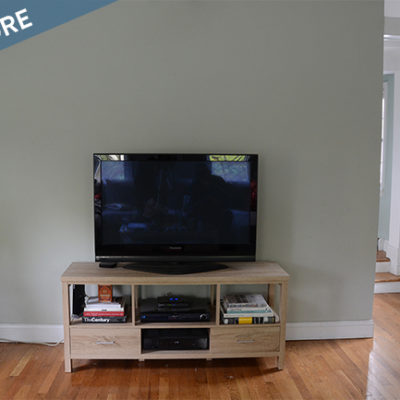 Before and After: A Reclaimed Wood Accent Wall