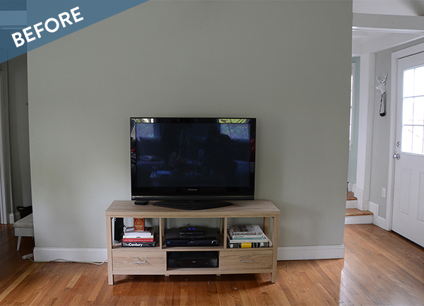 Before and After: A Reclaimed Wood Accent Wall