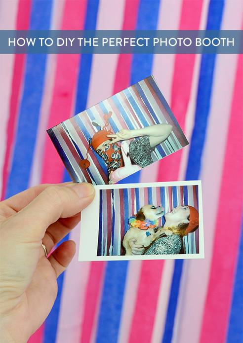 How To Make A DIY Photo Booth For Your Wedding Or Party