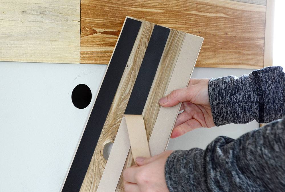 Before and After: A Reclaimed Wood Accent Wall