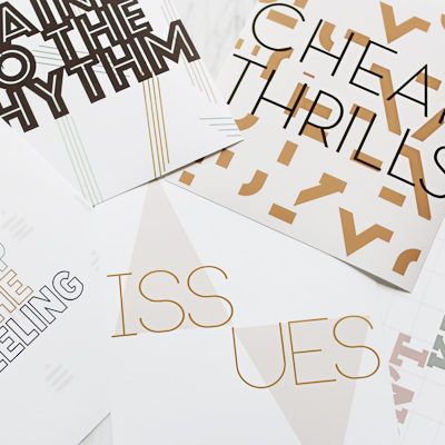 5 Free Typographic Downloads Based on Popular Hits this Summer