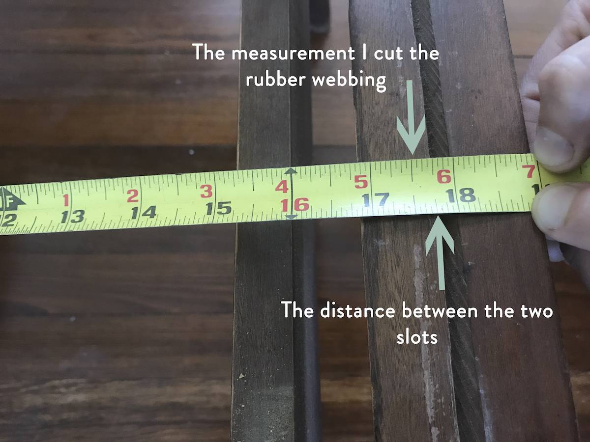 How to Attach Rubber Webbing 