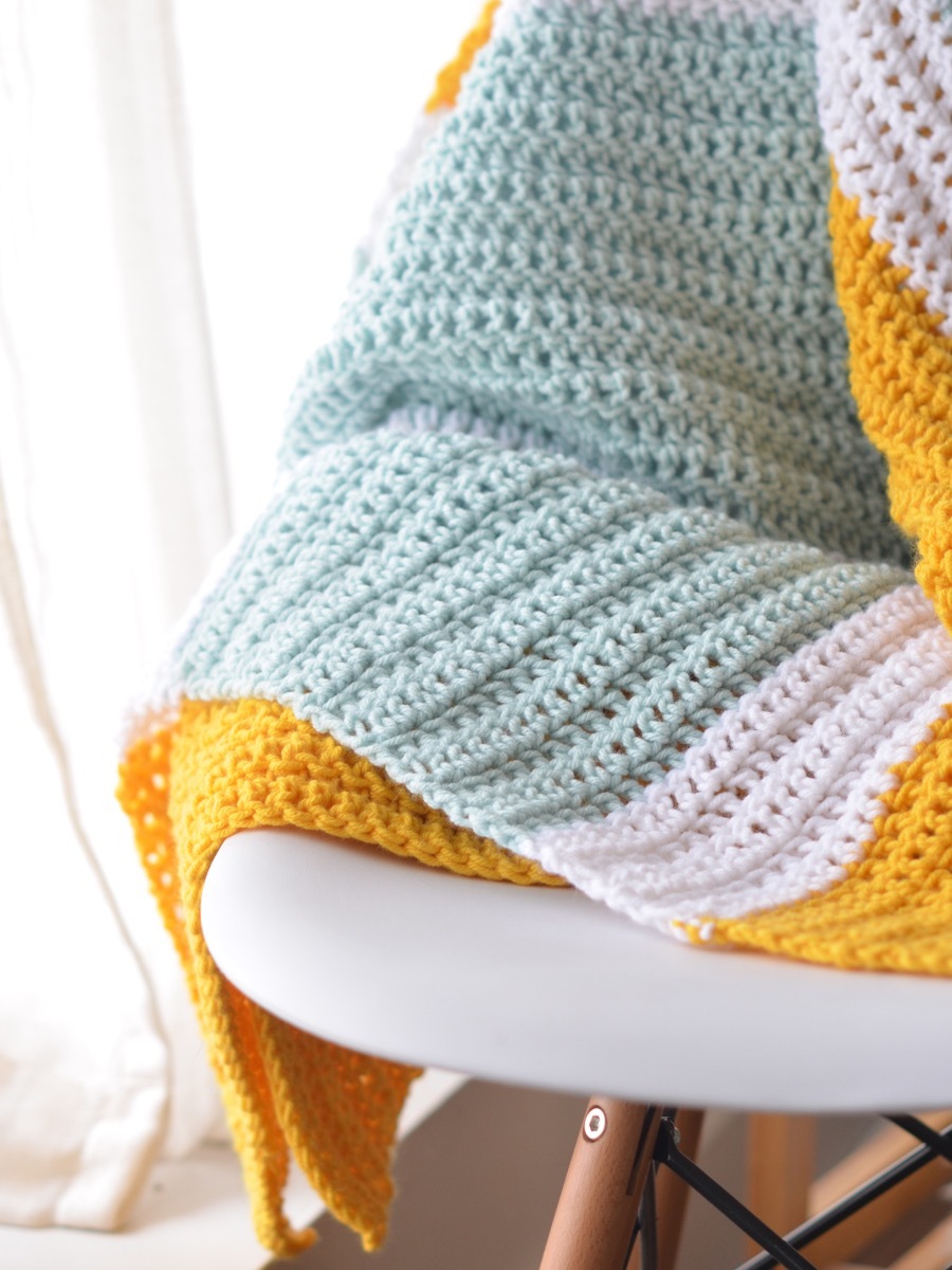 Make This: Crocheted Gender-Neutral Baby Blanket