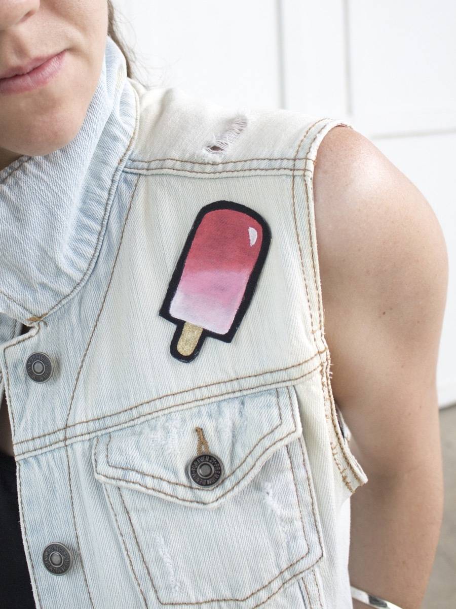 Learn how to make your own custom ice cream patches