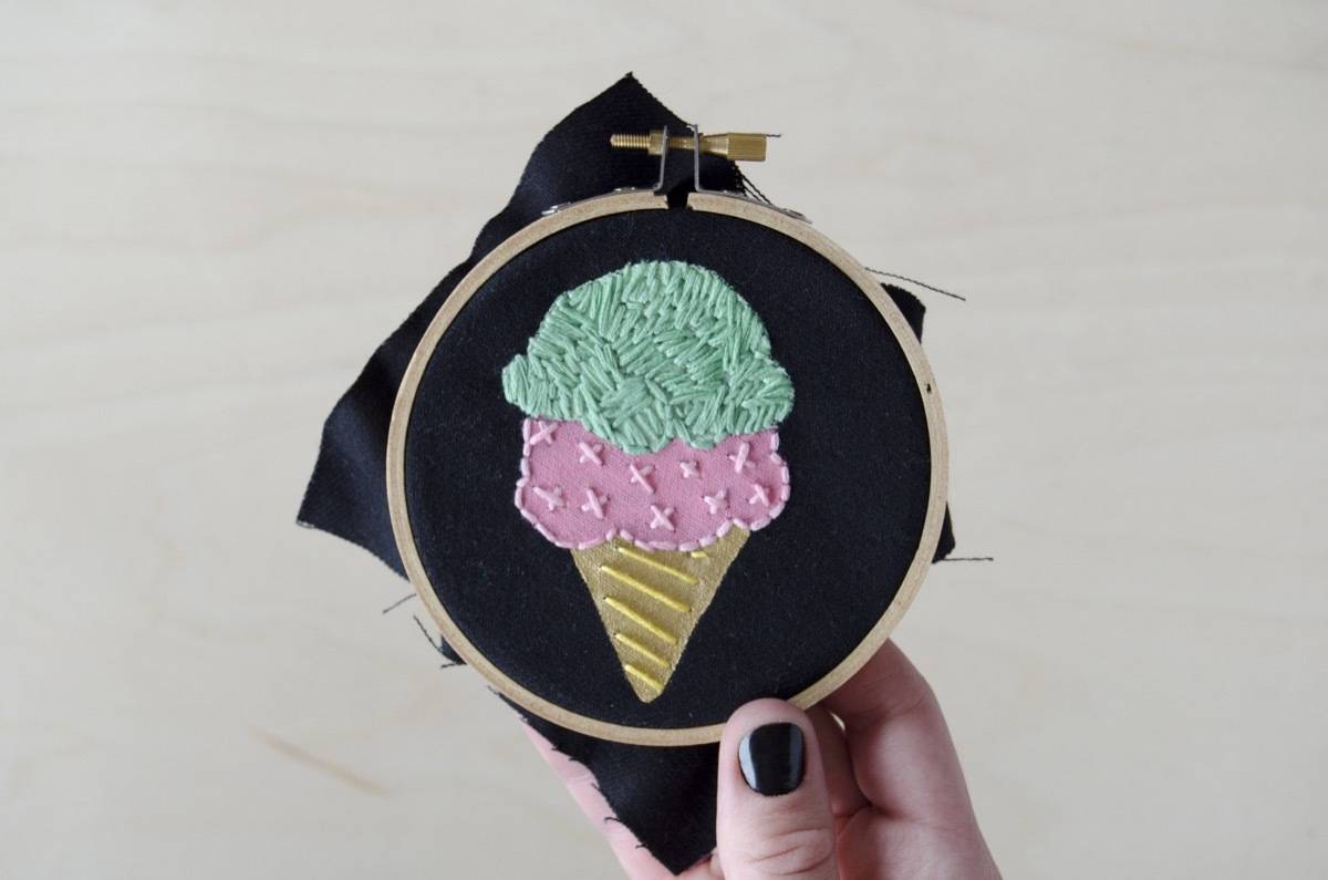 How to embroider custom patches