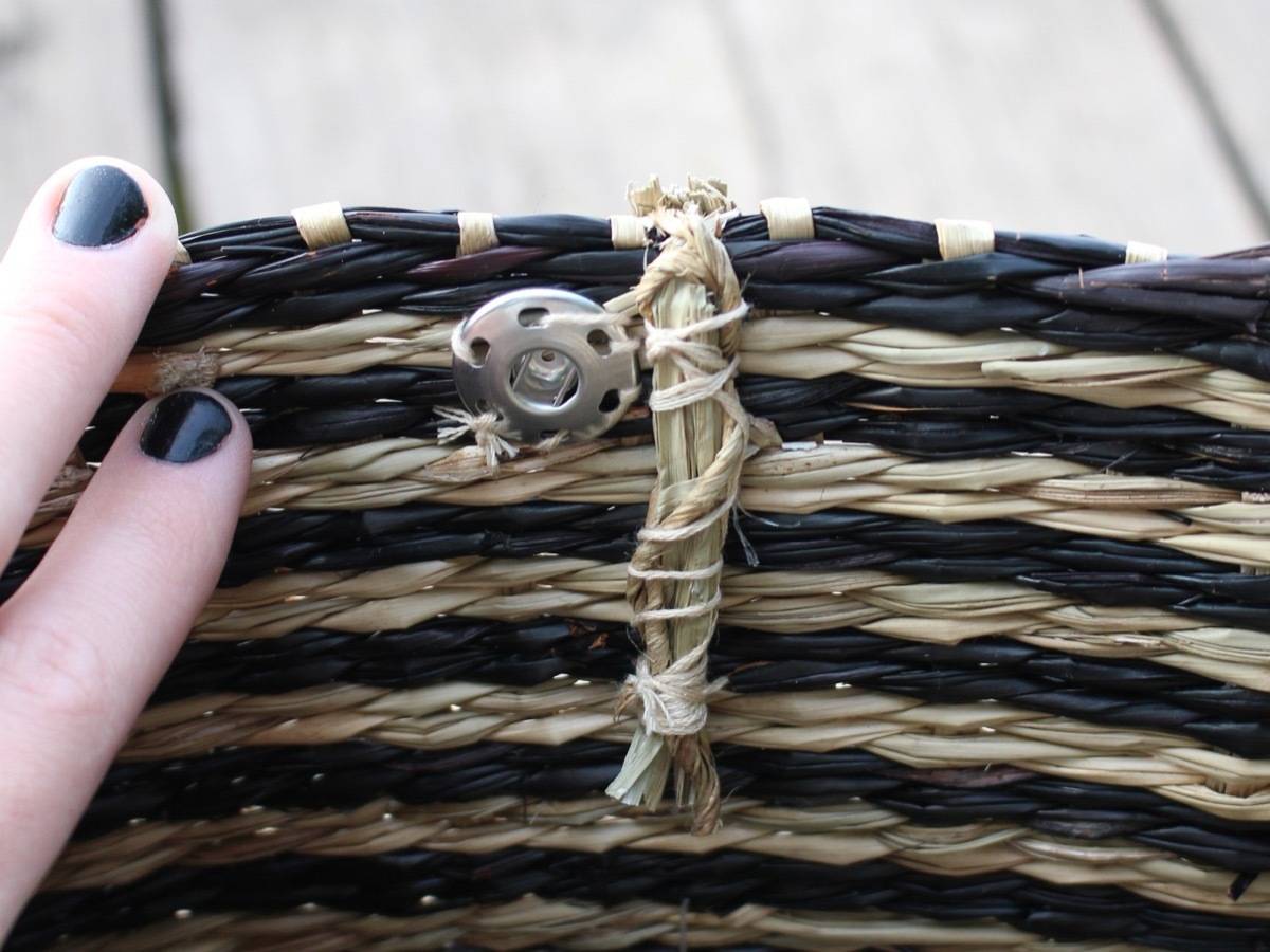 Picnic Basket Backpack DIY - Step 6b