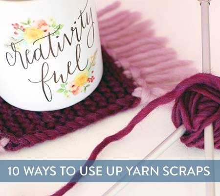 10 Ways to Use Up Yarn Scraps