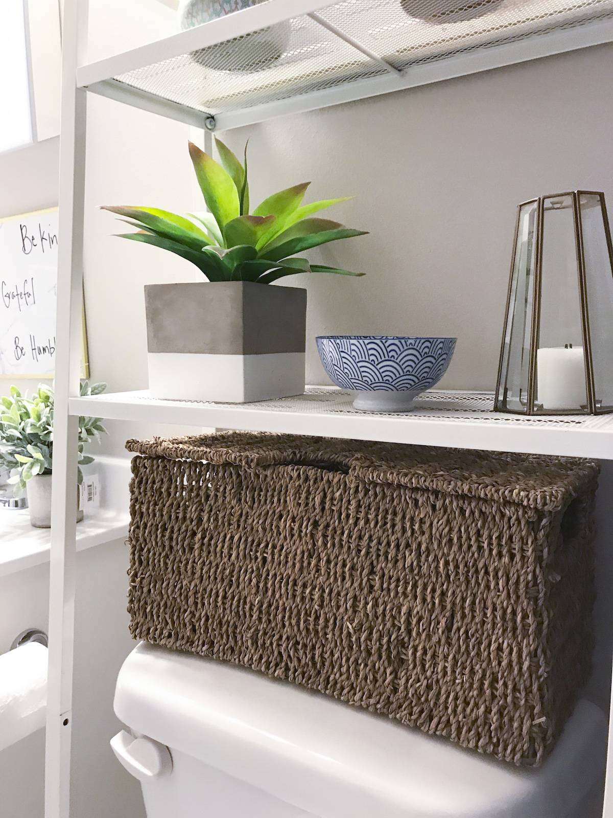 Tips for Styling a Plain Builder Grade Bathroom