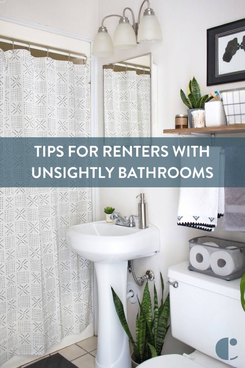 Apartment bathroom solutions: From ugly shower doors to moldy caulk, here are our tips for dealing with rental bathrooms