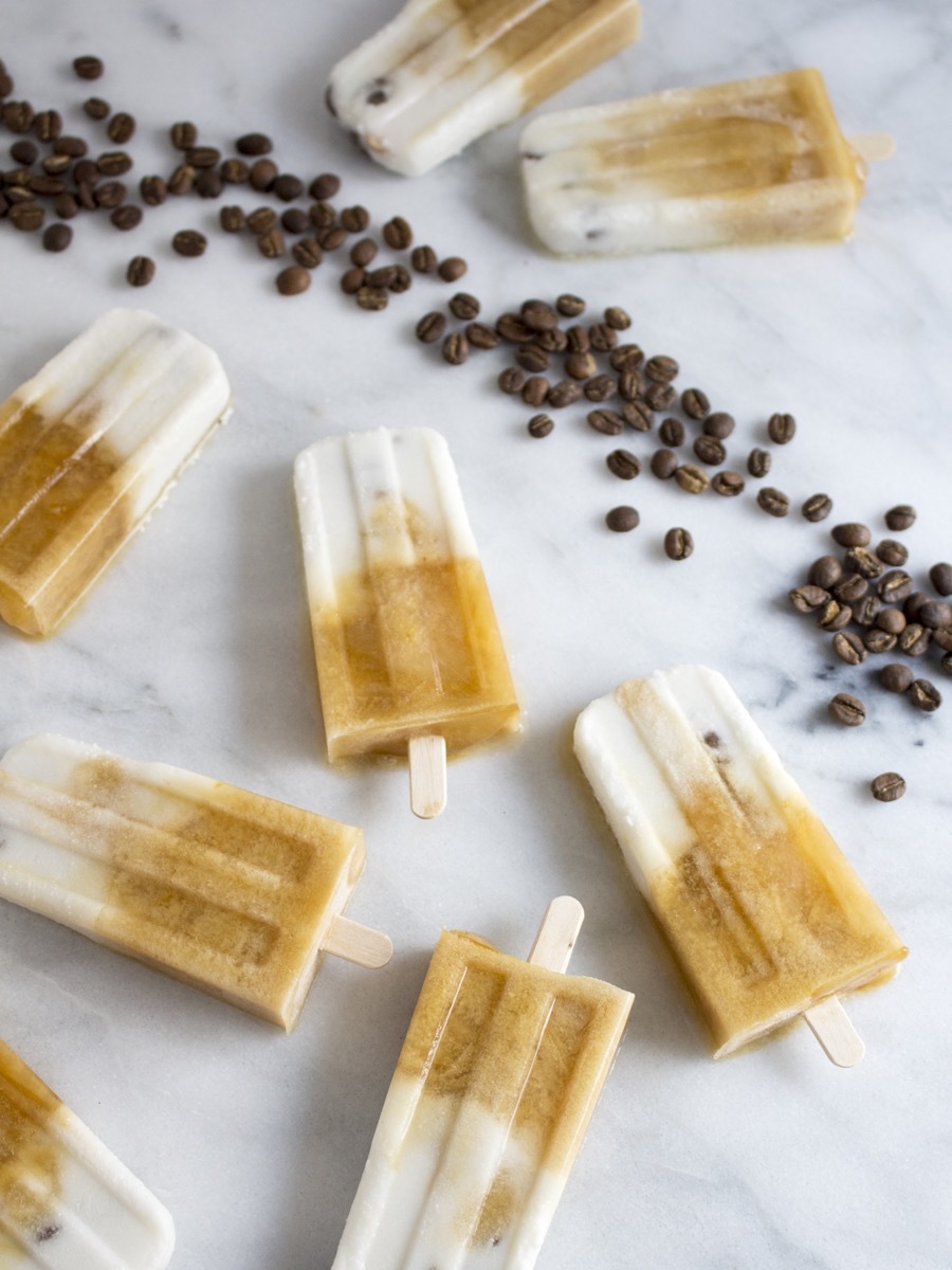 Make these: Caramel Mocha Coffee Popsicles