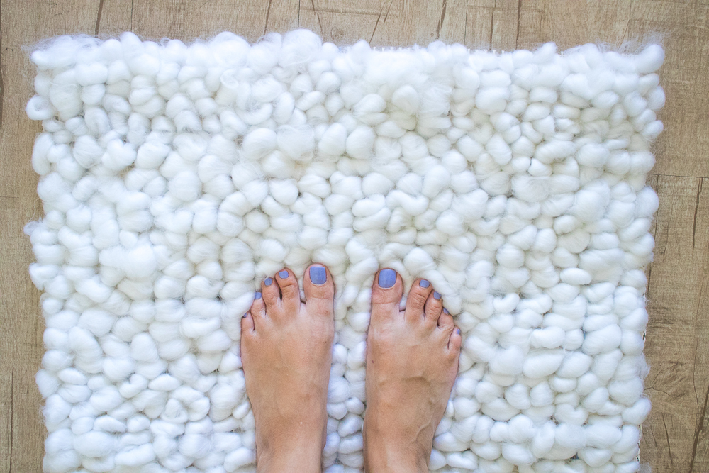 Make a DIY Bathroom Rug in 1 Hour or Less