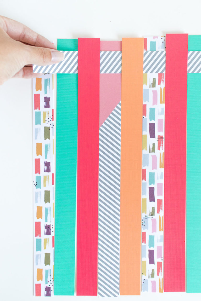 5 DIY Simple Woven Paper Wall Art Curbly