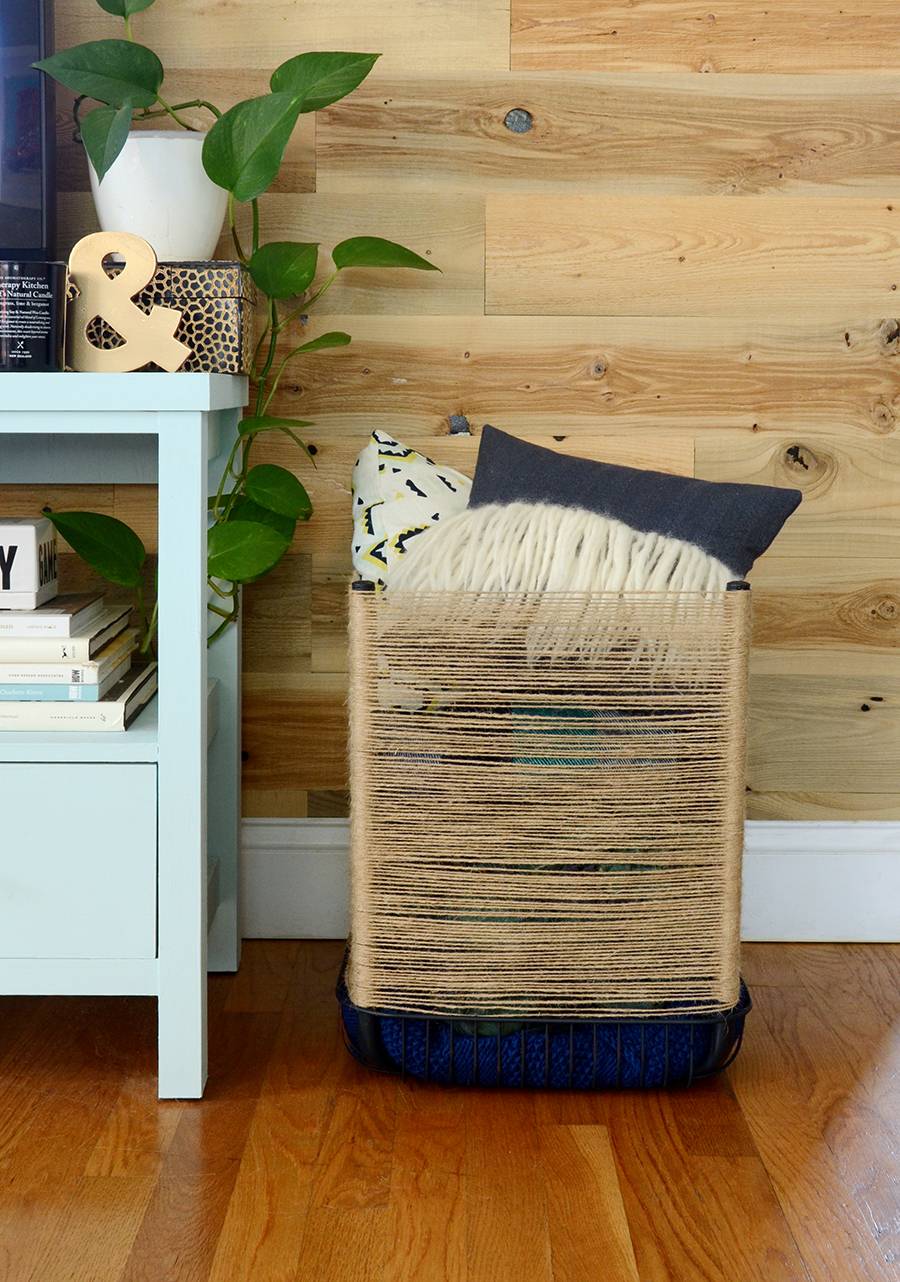 IKEA Hack: Turn An IKEA Stool Into A Storage Basket