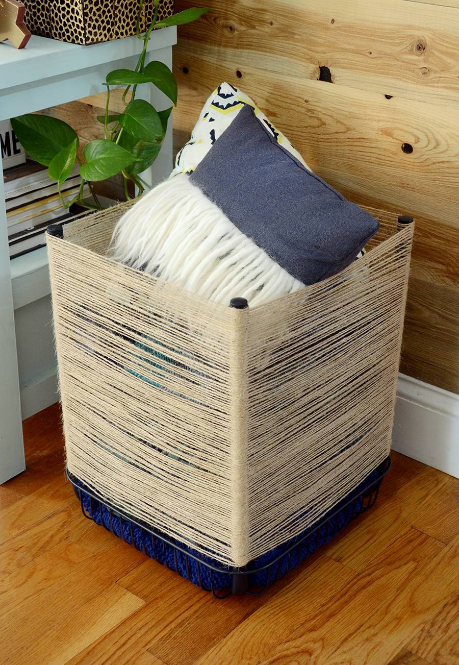 IKEA Hack: Turn An IKEA Stool Into A Storage Basket