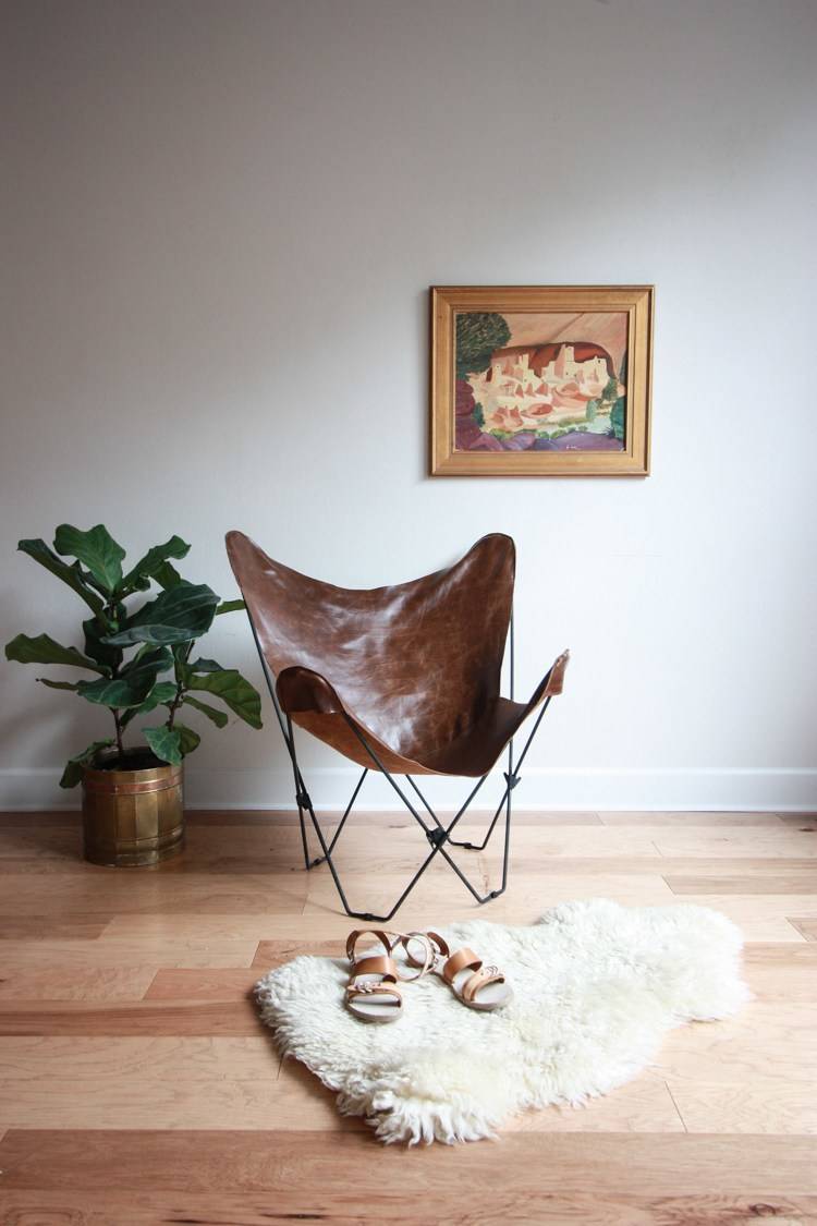 DIY leather chair cover