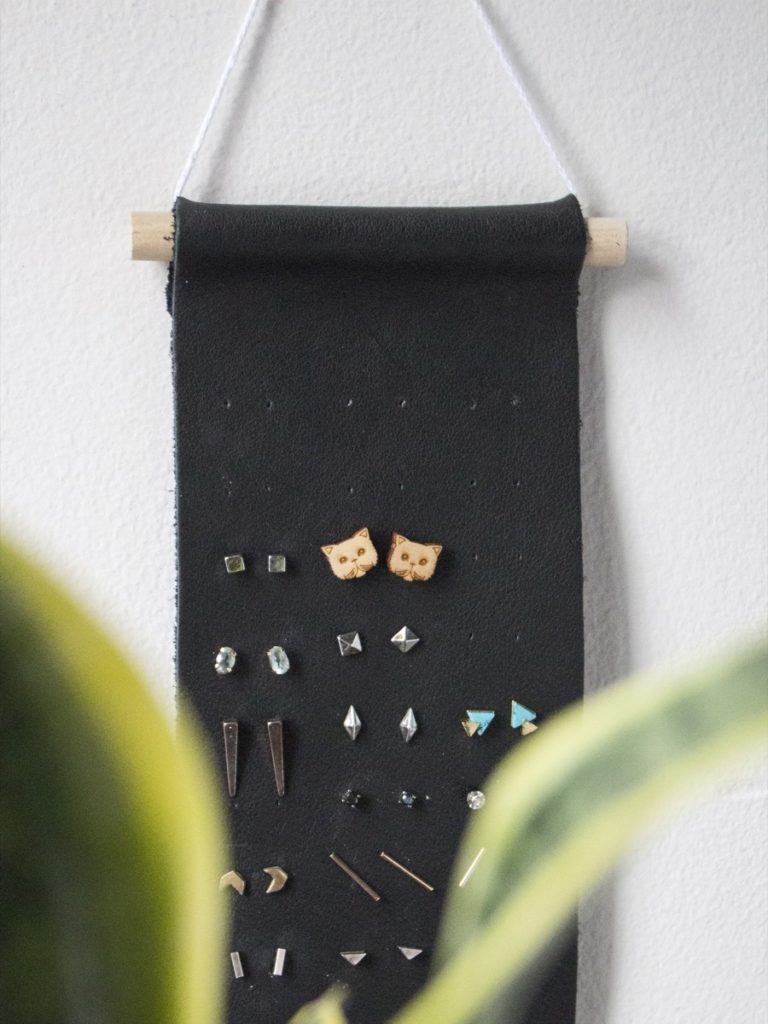 Stud Earring Organizer DIY Minimal Organization Solution
