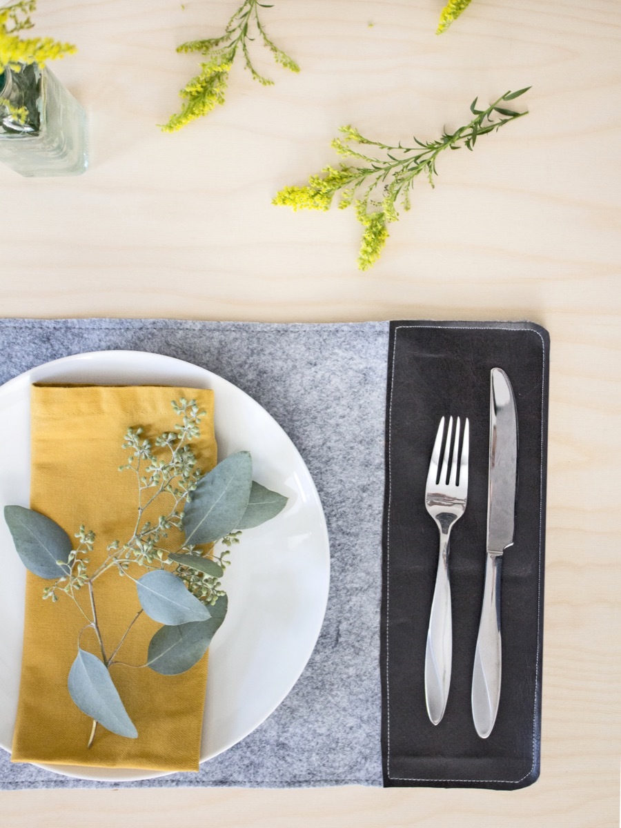 DIY These: Simple Felt Placemats