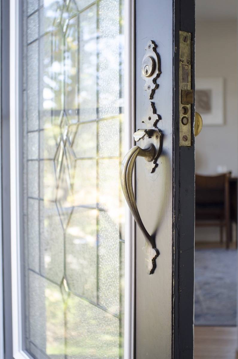 Door detail - vintage hardware