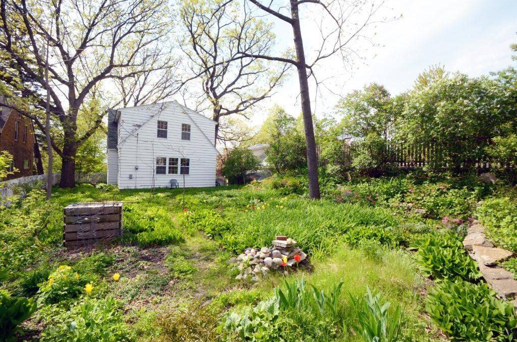 Curbly House back yard, before