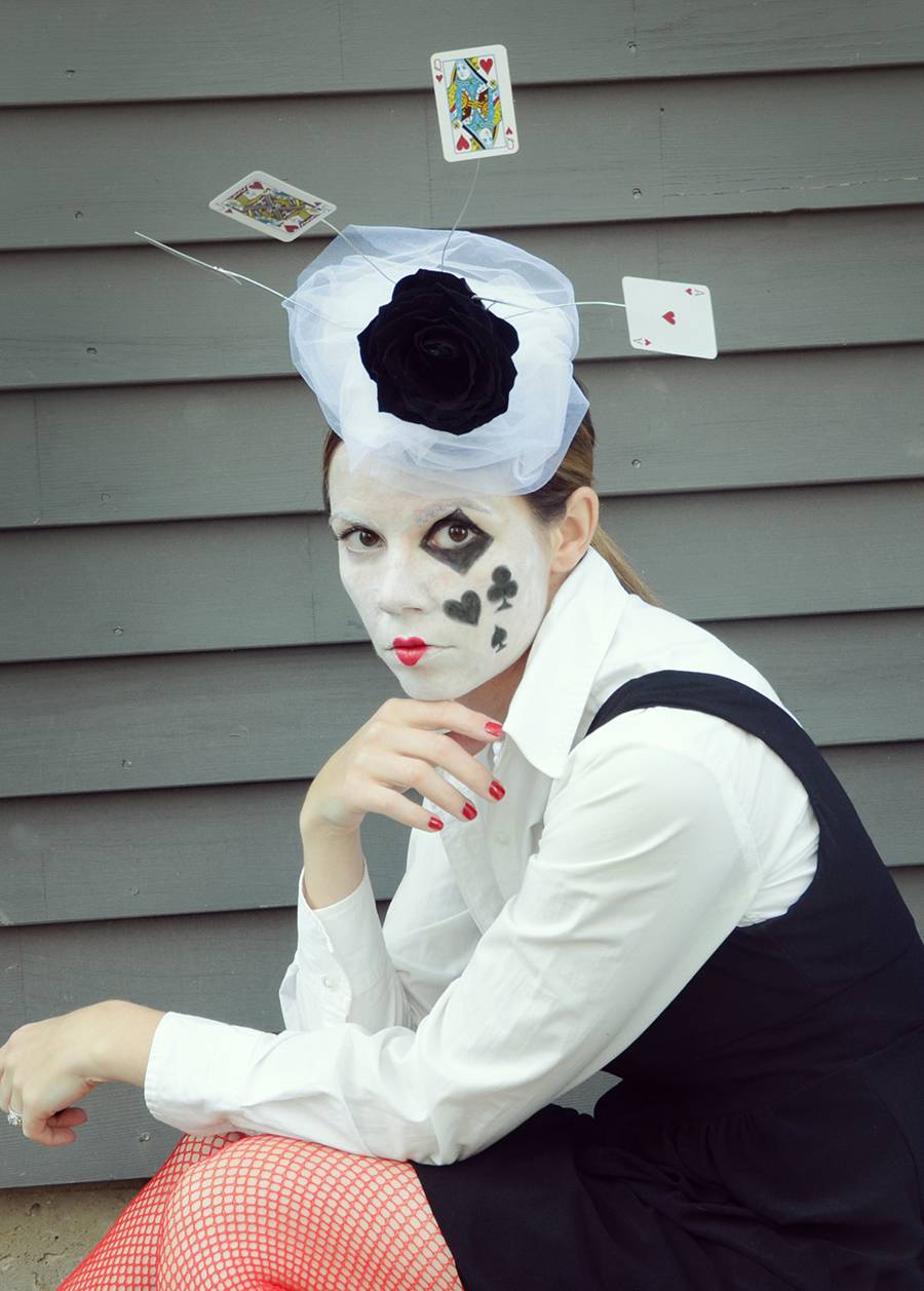 DIY Poker Face Halloween Costume