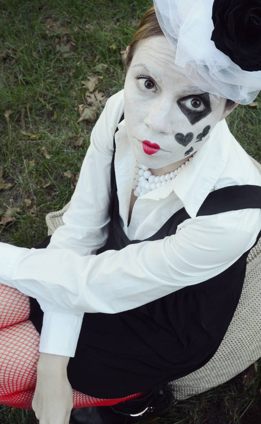 DIY Poker Face Halloween Costume