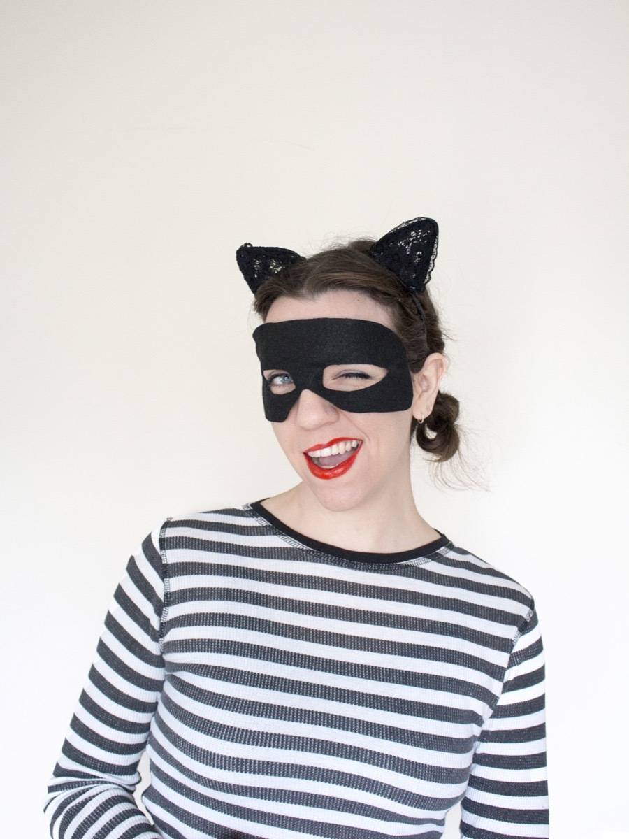 Five quick costumes you can make from cat ears: Cat Burglar