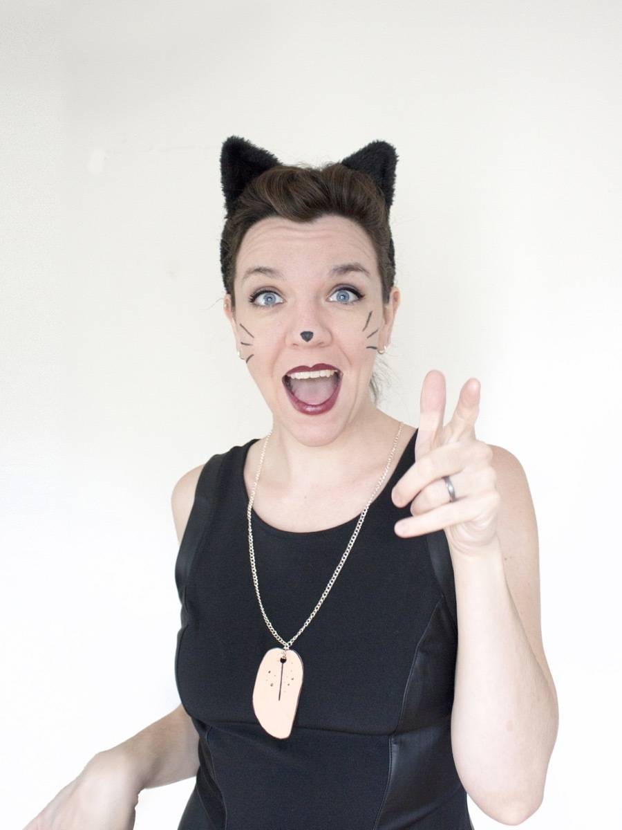 Five quick costumes you can make from cat ears: Cat Got Your Tongue