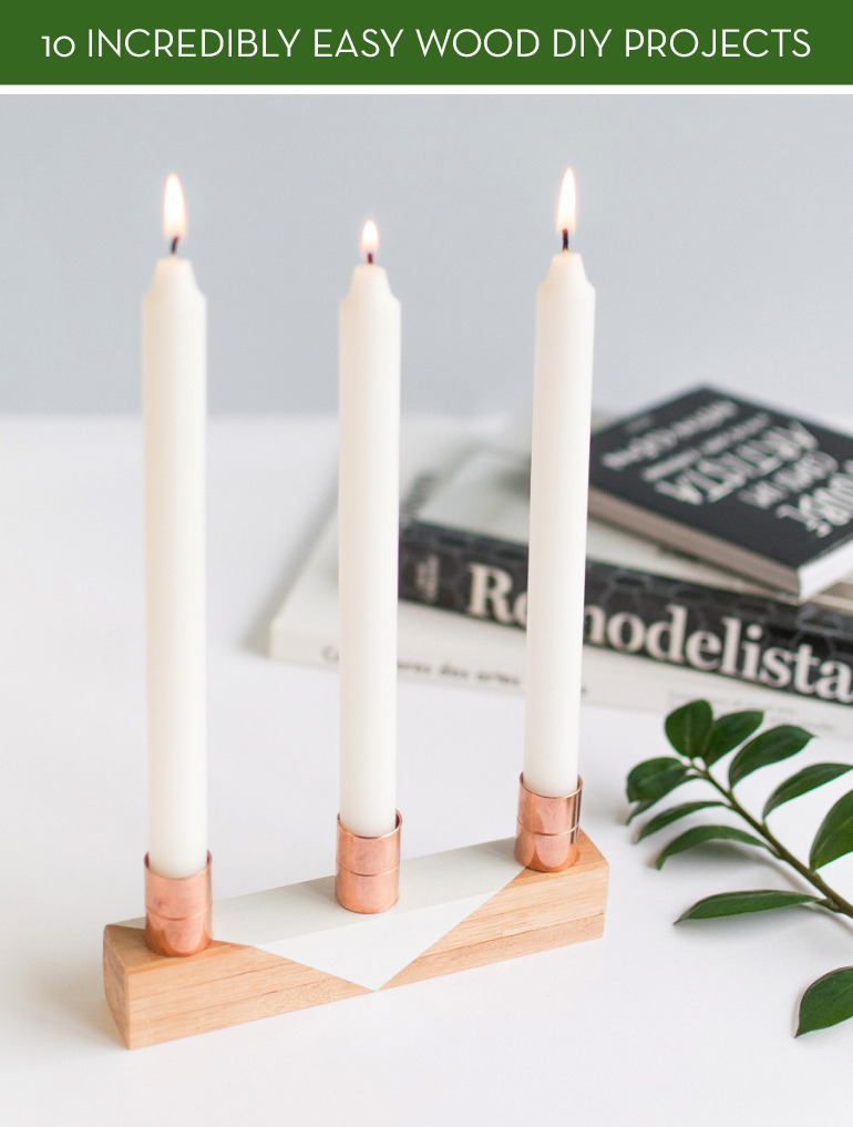 10 Wood DIYs That Don't Require Major Power Tools