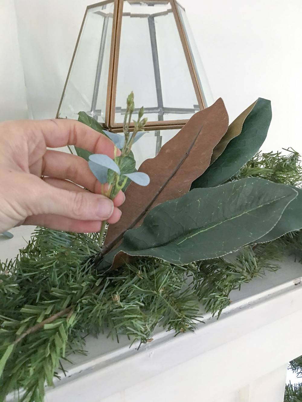 How to make inexpensive Christmas garland look expensive