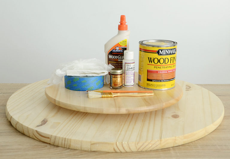 IKEA Hack Giant DIY Lazy Susan Curbly