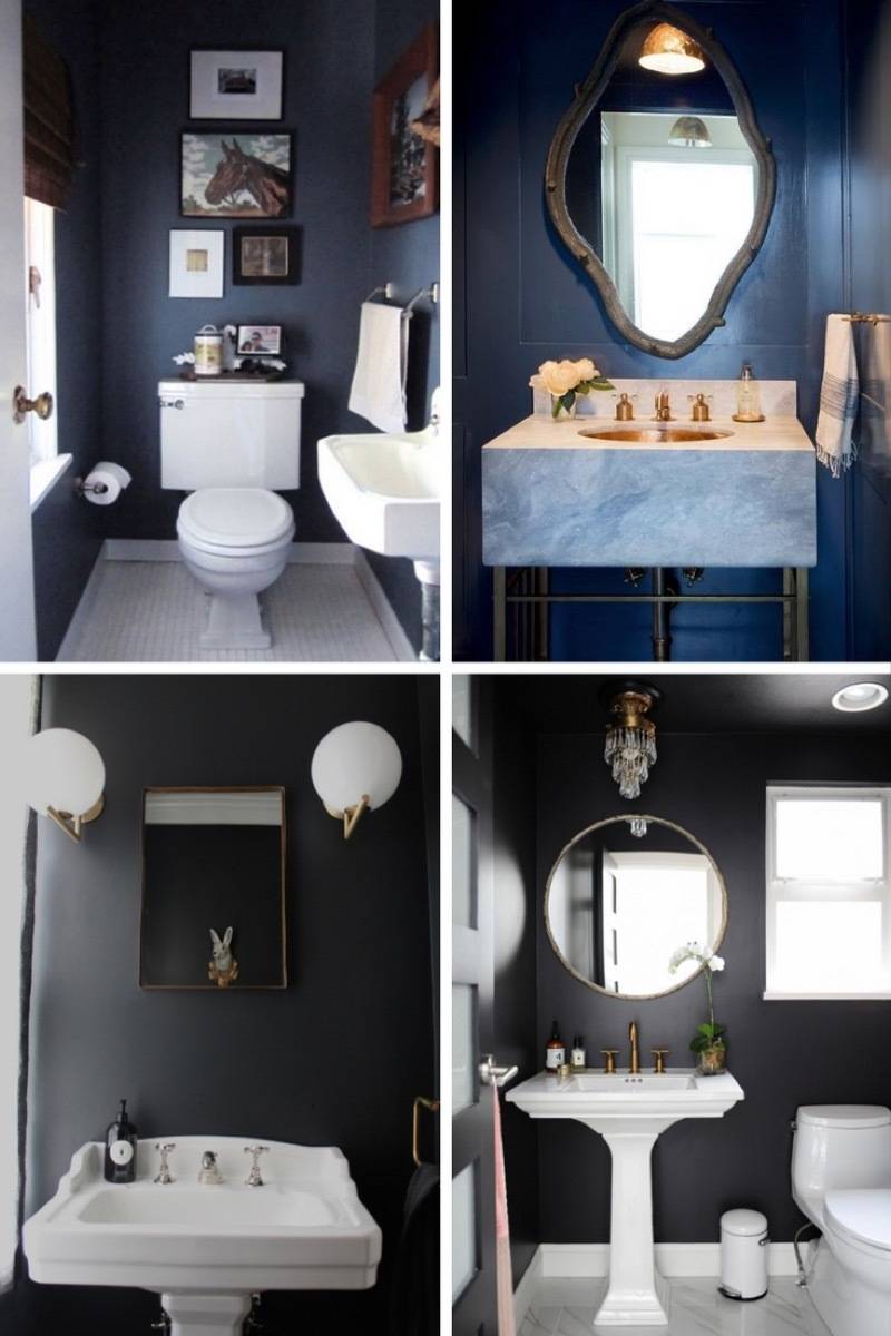 Go Big in Small Spaces: Why Dark and Bold is a Good Choice for a Tiny ...