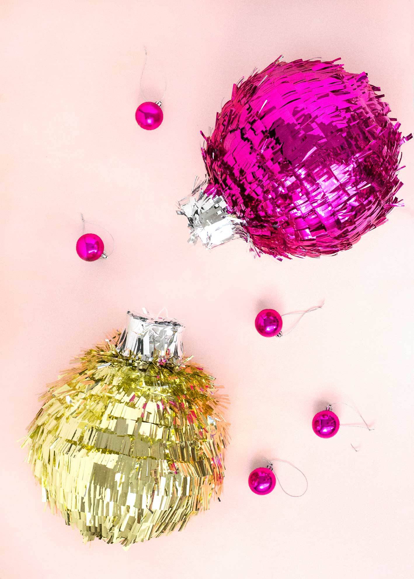 Get ready for Christmas with this festive bauble pinata!